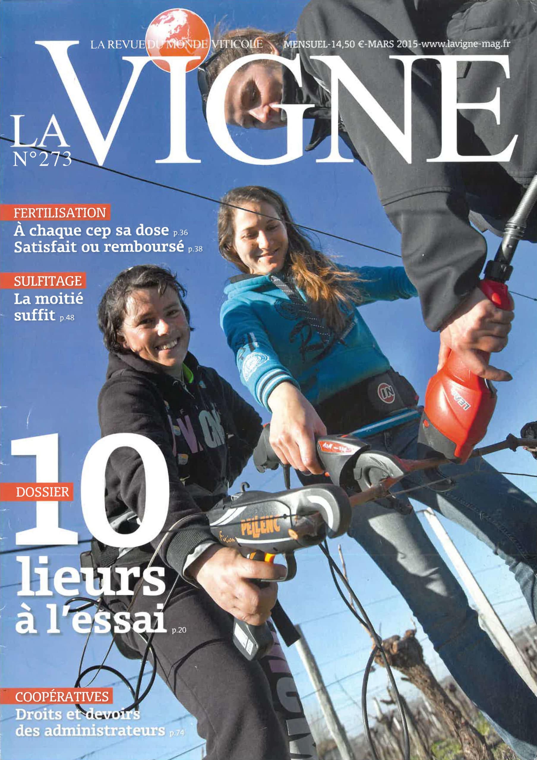Couverture revue de la vigne
