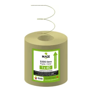 Carton 24 bobines de lien biodégradable - 500 m