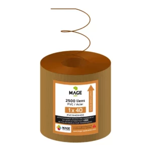 Carton 24 bobines de lien PVC - 400 m